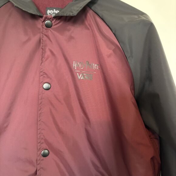 VANS x Harry Potter Boys Jacket Torrey Coaches Windbreaker Lined Size Large NWOT - Picture 2 of 8